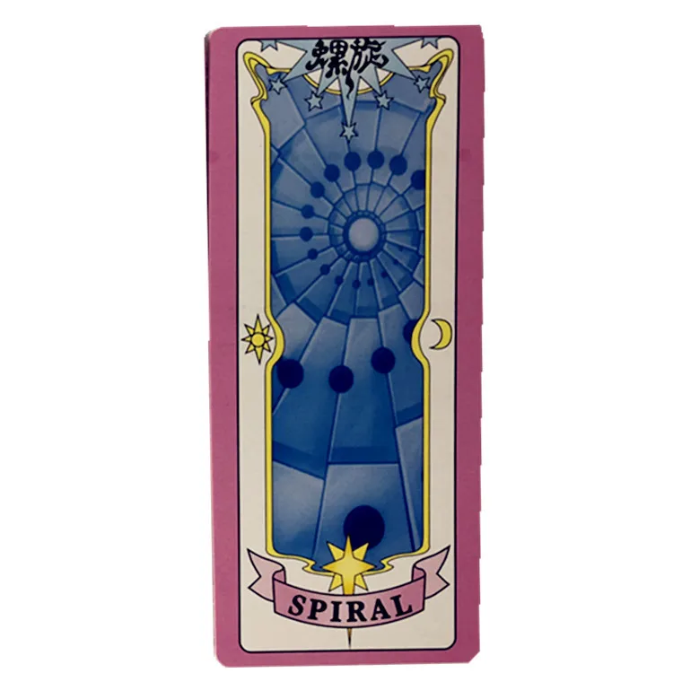 240 шт./компл. Card Captor Sakura КИНОМОТО; Аниме фигурки Бумага Таро кулло Клоу карты Волшебная карты Косплэй, игрушки в подарок на день рождения