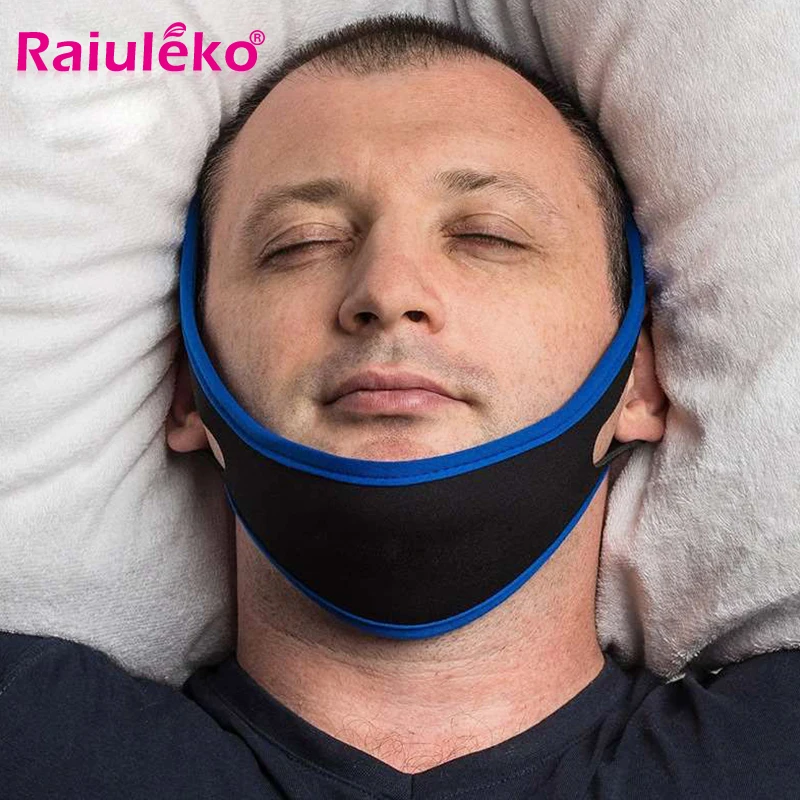Оголовье против храпа, фиксатор храпа, фиксатор для подбородка, против храпа, сопротивление храпу, подтягивающая повязка для лица, предотвращает апноэ