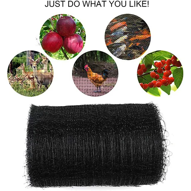 6M // 10 M/15 M/20 M Kerti Madárháló -Gyümölcsök Zöldség Növények Fa Védelem Háló Tó Kertészeti Mezőgazdasági Kerítés