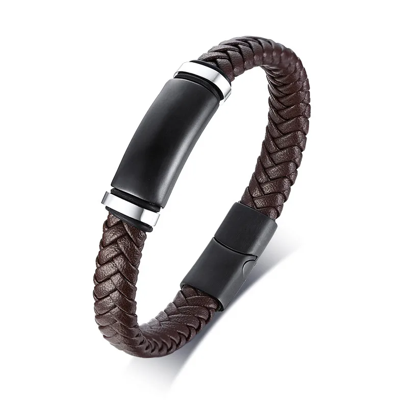 Vnox-Stylish-Men-s-Leather-Bracelets-with-Black-Stainless-Steel-ID-Bar-Custom-Personalized-Service-Jewelry (6)