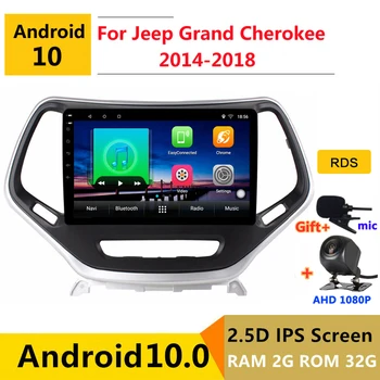 

Android 10 Car DVD Multimedia Player GPS For Jeep Grand Cherokee 2014 2015 2016 2017 2018 audio auto radio stereo navigation