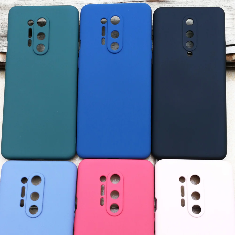 Мягкий матовый Силиконовый чехол для Oneplus 8 Pro гибкий защитный из ТПУ 1 + | Мобильные