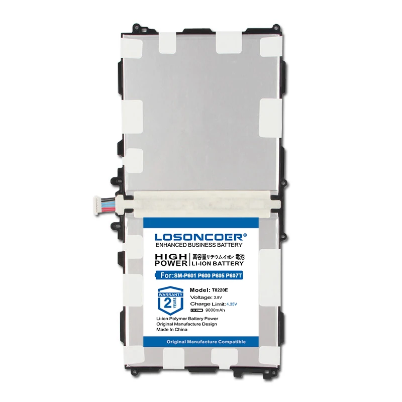 T8220C для samsung GALAXY Note 10,1 вкладка Pro P600 P601 P605 P607 P607T SM-T520 SM-T525 SM-P605K SM-P607 T8220E T8220U Батарея