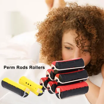 

36Pcs Mixed Size Salon Hair Rollers Rubber Band Curling Curler Hairdressing Maker Styling Tool Durable Perm Rods Rollers