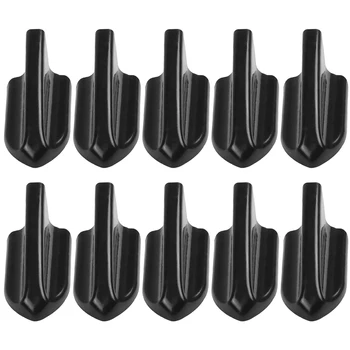 

10 Pcs Universal Auto Car Fin Shark Style Roof Bumper Empennage Decor Body Adornment For Car Decoration