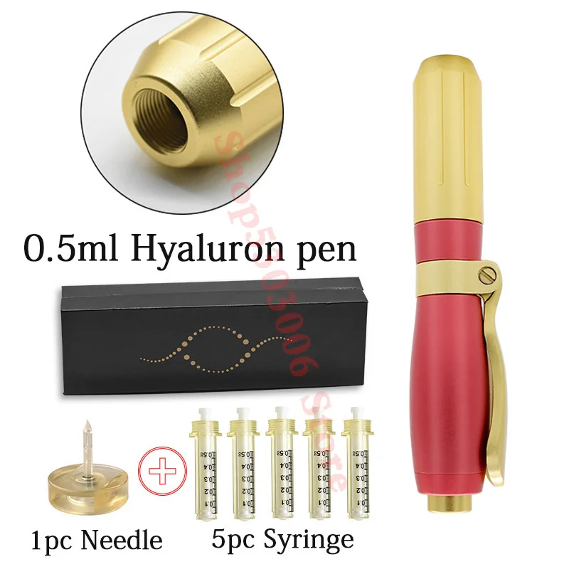 

0.5ML 0.3ML Hyaluronic Pen Atomizer Hylaronic Pen lip Injection Gun Wrinkle Removal Lifting Lip Filler High Pressure meso gun