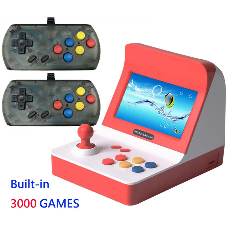  Newest Portable Retro Mini Handheld Game Console 4.3 Inch 64bit 3000 Video Games classical Family G