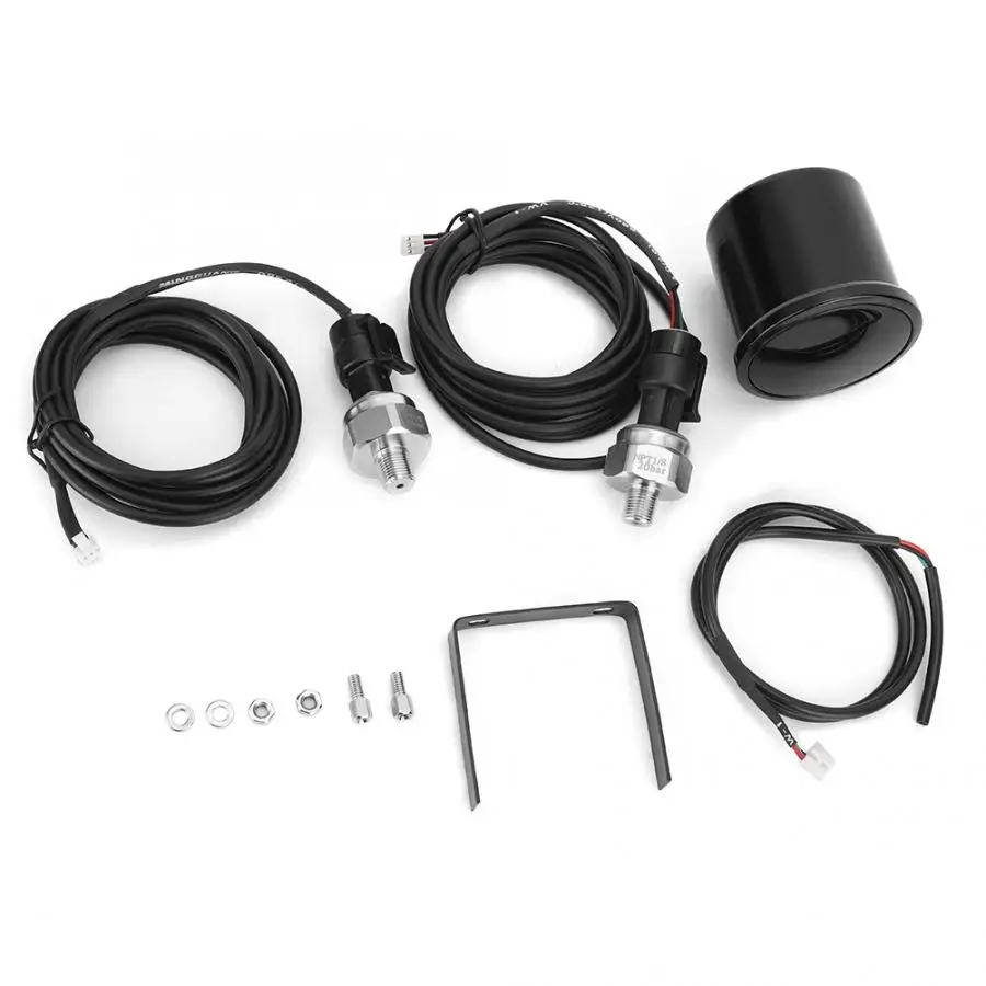 2inch 12V Car PSI Air Pressure Meter LED Blue Digital Display Boost Gauge Sensor Kit Hot Sell High Quality Accessories New | Автомобили и