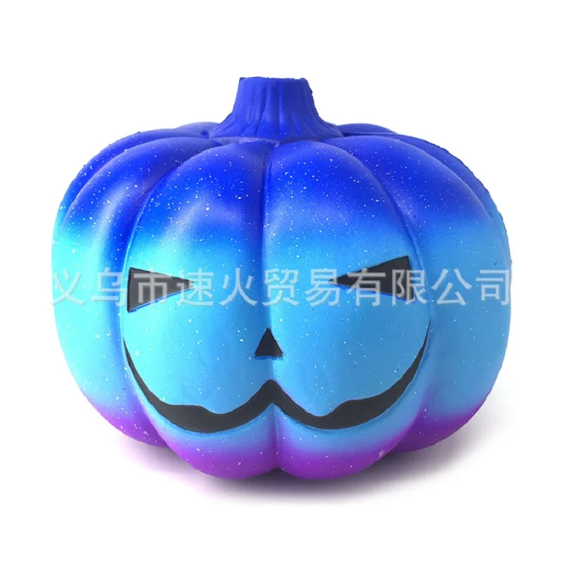 Big Squishy Halloween Galaxy Pumpkin Squishy Slow Rising Squeeze Toys PU Scented Soft Stress Relief Press Plaything (8)
