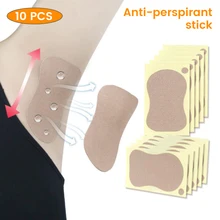 Underarm Sweat Pads for Clothing T-Shirt Anti Sweat Armpit Absorbent Pads Summer Deodorants Armpit Absorbent Pad Sticker 10pcs