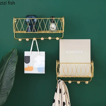 

Nordic Wood 6 Hook Creative Door Coat Hook Entrance Opening Coat Hook Wall Decoration Wall Hanging Wall Hook