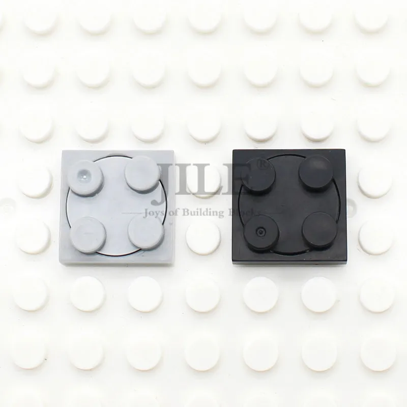 20pcs Moc 빌딩 블록 턴테이블 2x2 플레이트베이스 상단 3680 3679 DIY 크리 에이 티브 벽돌 클래식 호환 조립 부품