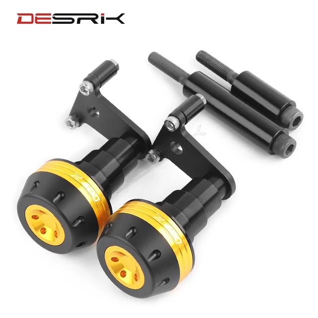 DESRIK For KAWASAKI Z400 Z 400 2018 2019 2020 Motorcycle Falling Protection Frame Slider Fairing Guard Anti Crash Pad Protector gold
