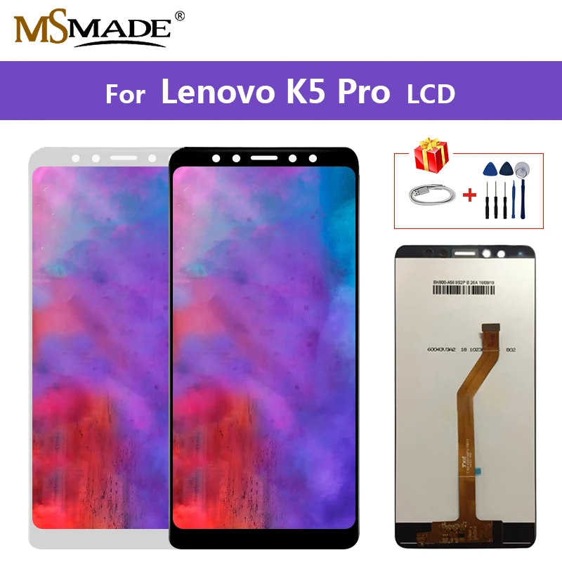

5.99" Original For LENOVO K5 Pro L38041 LCD Touch Screen Display For Lenovo K5 Pro Display Digitizer Replacement Parts Free Gift