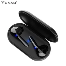 YUNAO M6S Bluetooth наушники Беспроводные HD наушники с шумоподавлением спортивные наушники для xiaomi huawei Android IOS мобильный телефон