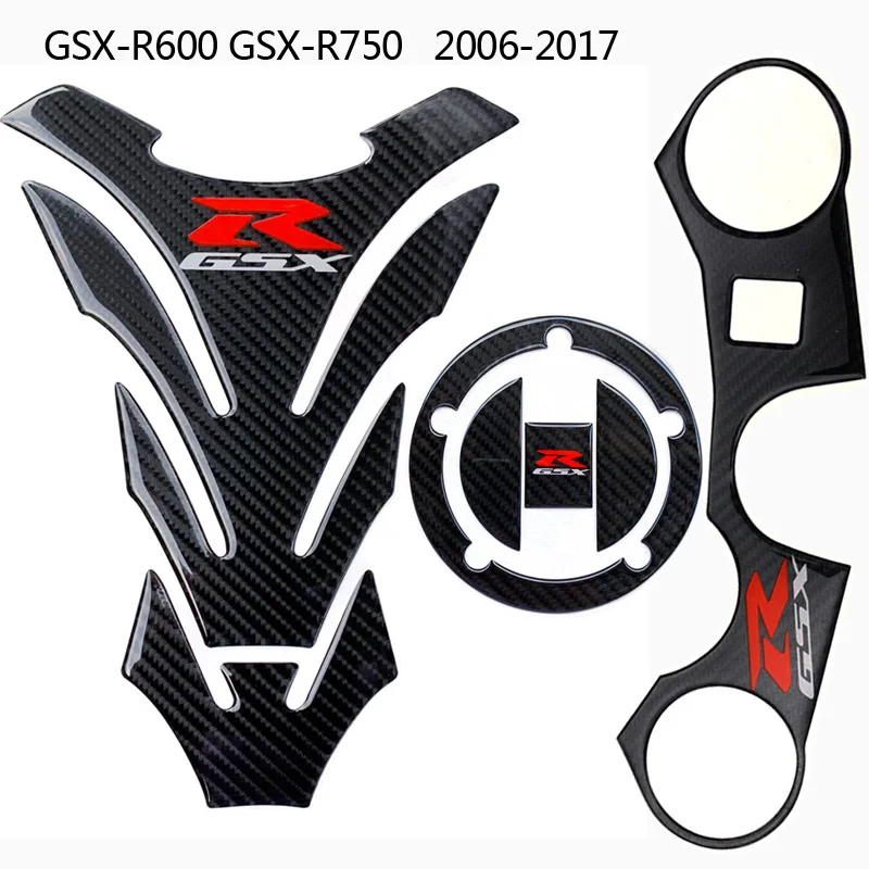 Color : A Motorbike Tank Protector K1 K3 K5 K6 K7 K8 K11 Carbon Tank Cap Sticker Tank Pad Fork Triple Tree Upper Clamp Decal For SUZUKI GSXR GSX-R 750 600 1000