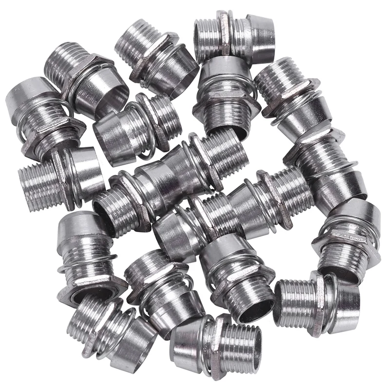 

20 Pcs Copper 5mm Light Emitting Diode LED Holder Mount Panel Display