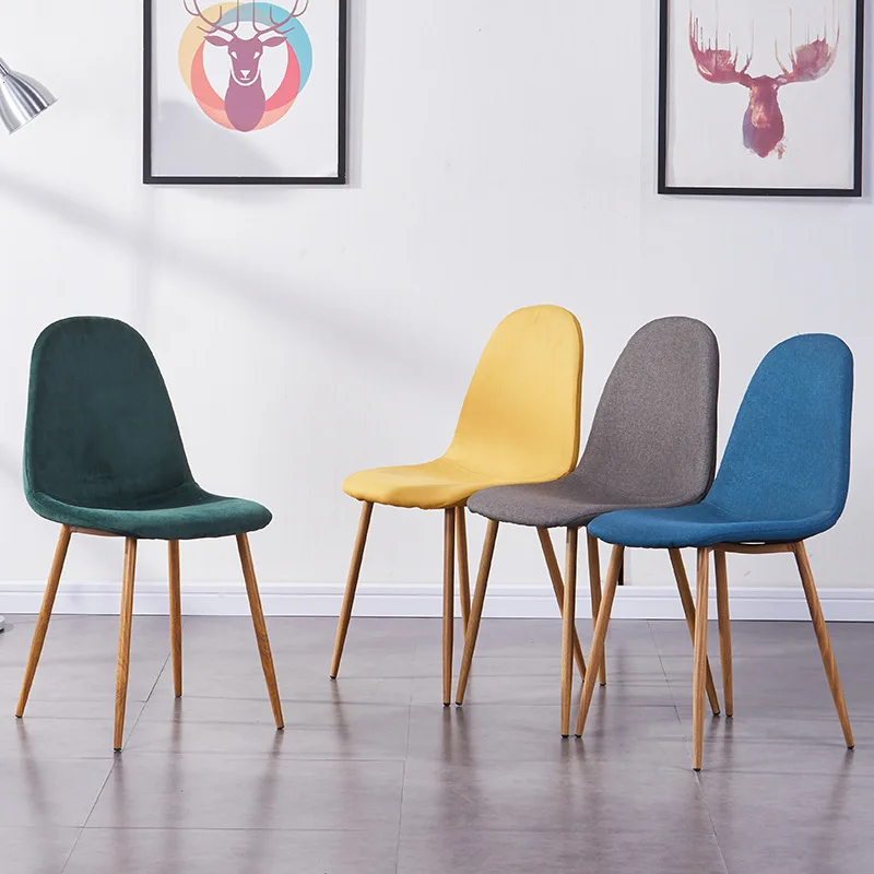 Nordic INS Solid Wood Dining Chair Restaurant Office Meeting Computer Chair Bedroom Study Learning Leisure Solid Wood Chair