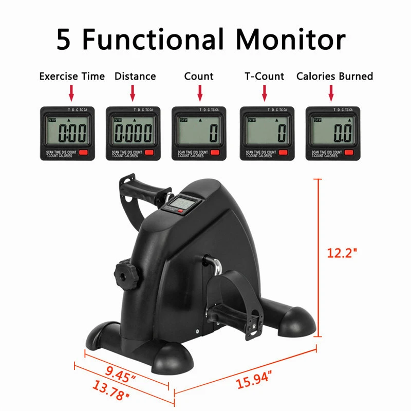 Home Exerciser Fitness LCD Display Pedal bike Exercise Indoor Mini  exercise bike lose weight equipments (3)