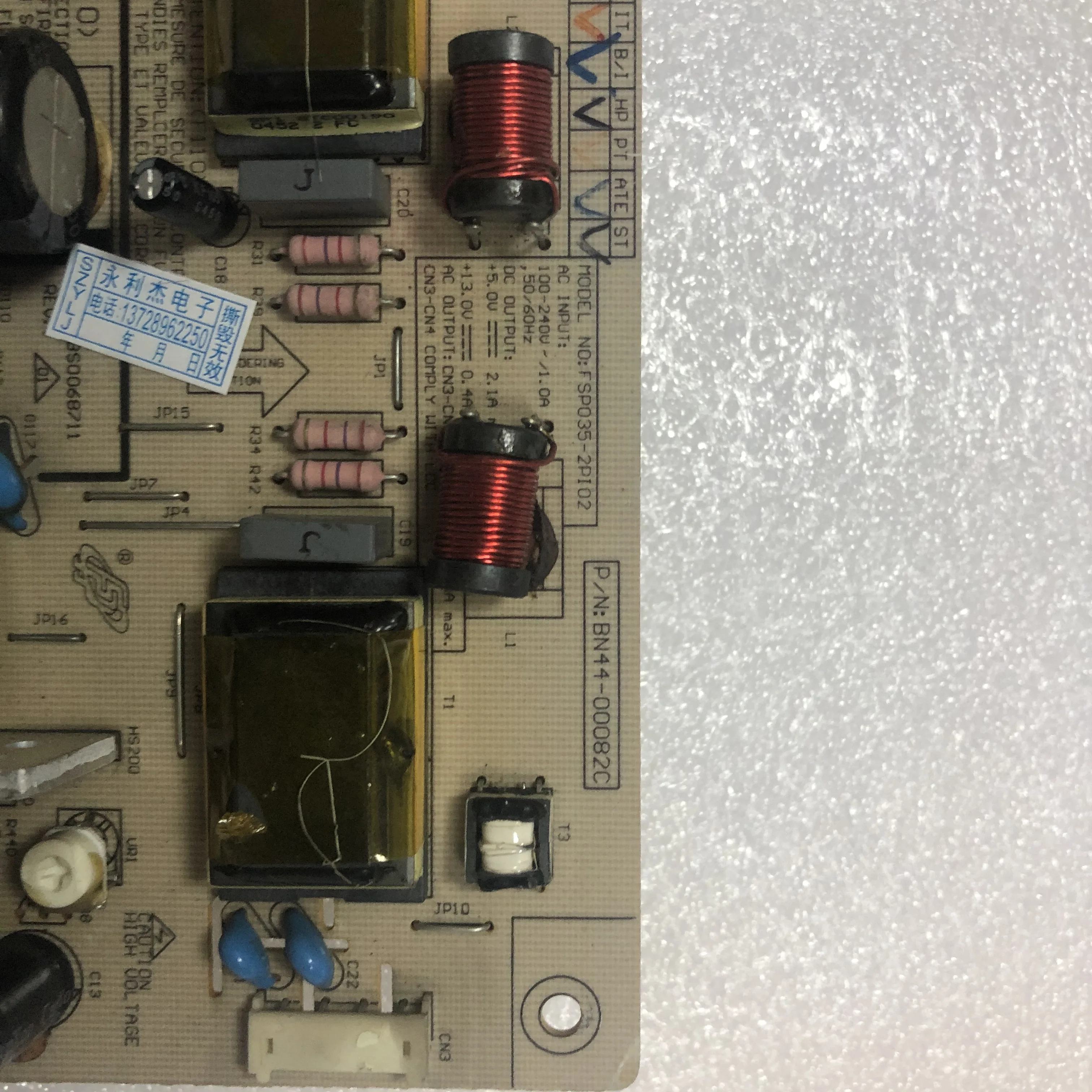 BN44-00082C FSP035-2PI02 710V 710VZ12 плата питания