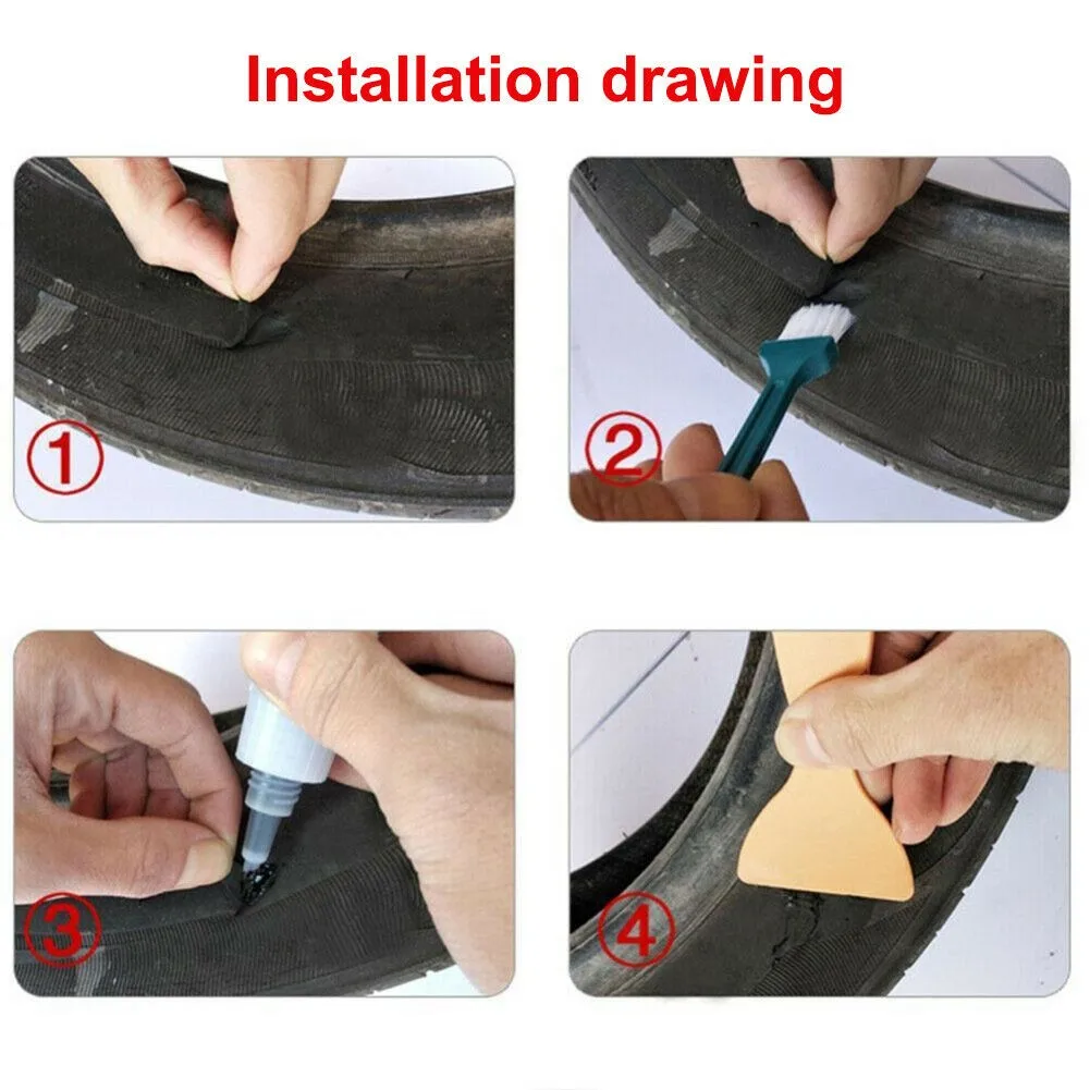 Car Adhesives Tire Repair Glue 480S Sealers Super Caulk Car Rubber Repair Tire Glue Tyre glues Tubeless Tire Repair Tools