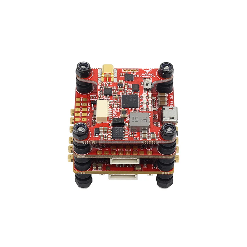 HGLRC FD F7 Dual 60A 3-6S BL32 4втх 400 МВт стек управления полетом и DinoShot 60A Blheli_32 3-6S 4в1 ESC& FD VTX для радиоуправляемого дрона