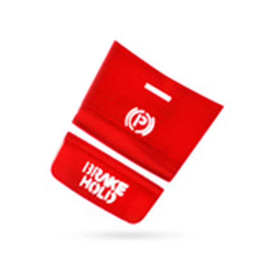 2 шт./компл. Центральная крышка кнопки ручного тормоза красная отделка из