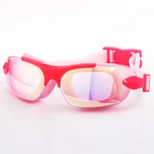 Детские плавательные стекла es женские родитель и ребенок Простые Стеклянные очки водонепроницаемые противотуманные электронные пистолеты плавательные стекла es для бота