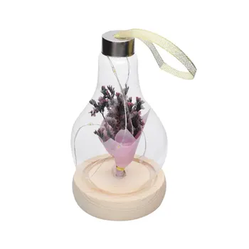 

1PC Glass Bulb Lantern Dreamy Bouquet Desk Ornament for Bedroom Gifts