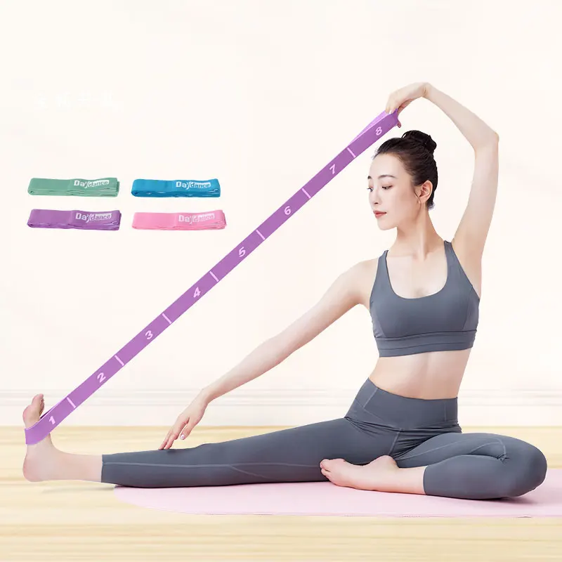 Fitness Resistance Band Yoga Elastic Band Expander Pilates Exercise Belt Home Workout Equipment