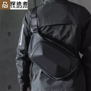 

TAJEZZO Polyhedron Crossbody Bag Pack For Men Anti-theft Shoulder Messenger Bags Male Waterproof Short Trip Chest