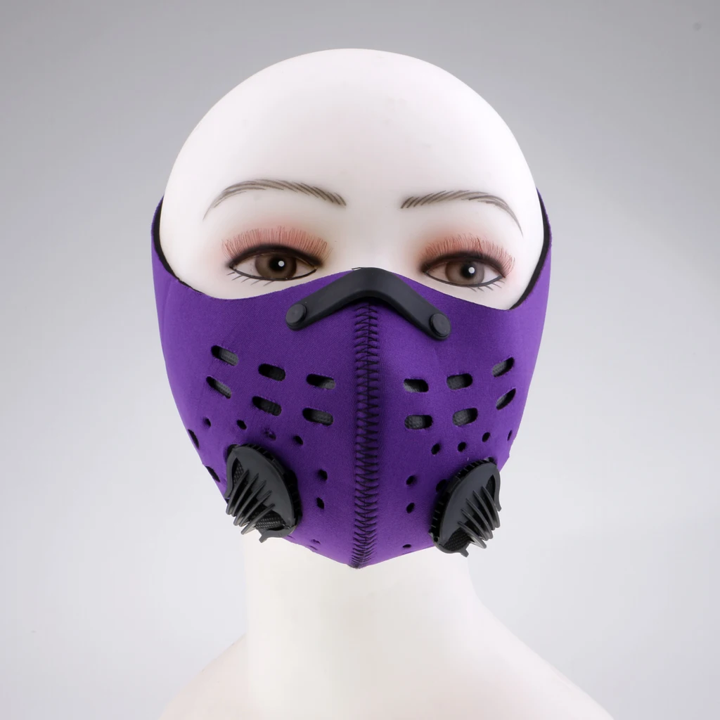 Велосипедная маска на половину лица, Ветрозащитная маска с активированным углем для спорта на открытом воздухе, маска с активированной угольной пылью