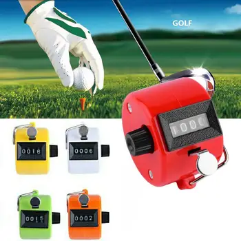 

Professional Handheld Tally Click Counter 4 Digits Number for Golf Clicker Club Manual Counting Counter Click Timer Golf Points