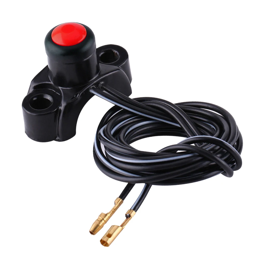 3xEngine Kill Stop Start Button Switch for ATV 7/8' Handlebar Red
