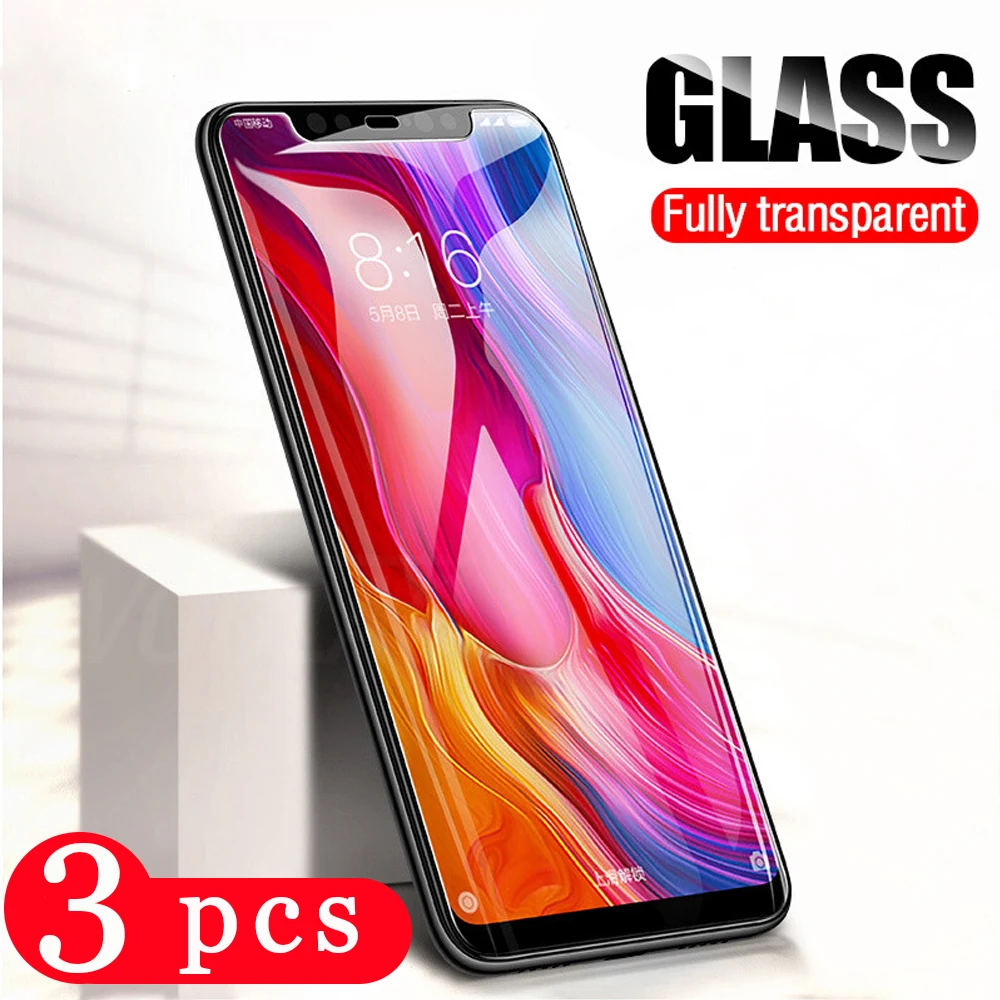 Защитное стекло закаленное для xiaomi mi 8 lite pro se 6x 3 шт.|Защитные стёкла и плёнки| |