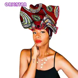 2018 Новая Мода Африканский головной убор для женщин Сладкий платок для леди высокое качество хлопок Африканский женский головной убор WYB291