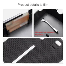 Для JEEP Wrangler JL-20 ABS Черная передняя отделка подлокотник ящик для хранения лоток