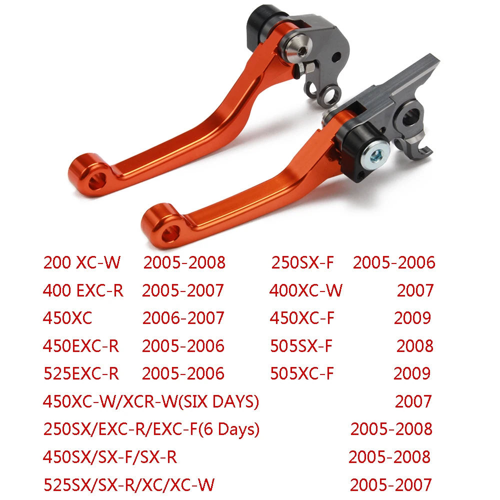 Мотоцикл с ЧПУ Сводные тормозной рычаг сцепления для KTM Husqvarna SX EXC EXC-F EXC-R SX SC XC-W SX-F XCR-WSX-R 125 150 200 250 300 350 400 - Цвет: Слоновая кость