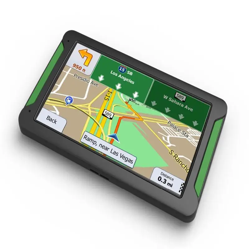 Универсальный Портативный Сенсорный экран HD 7 дюймов автомобиля gps навигации 800*480
