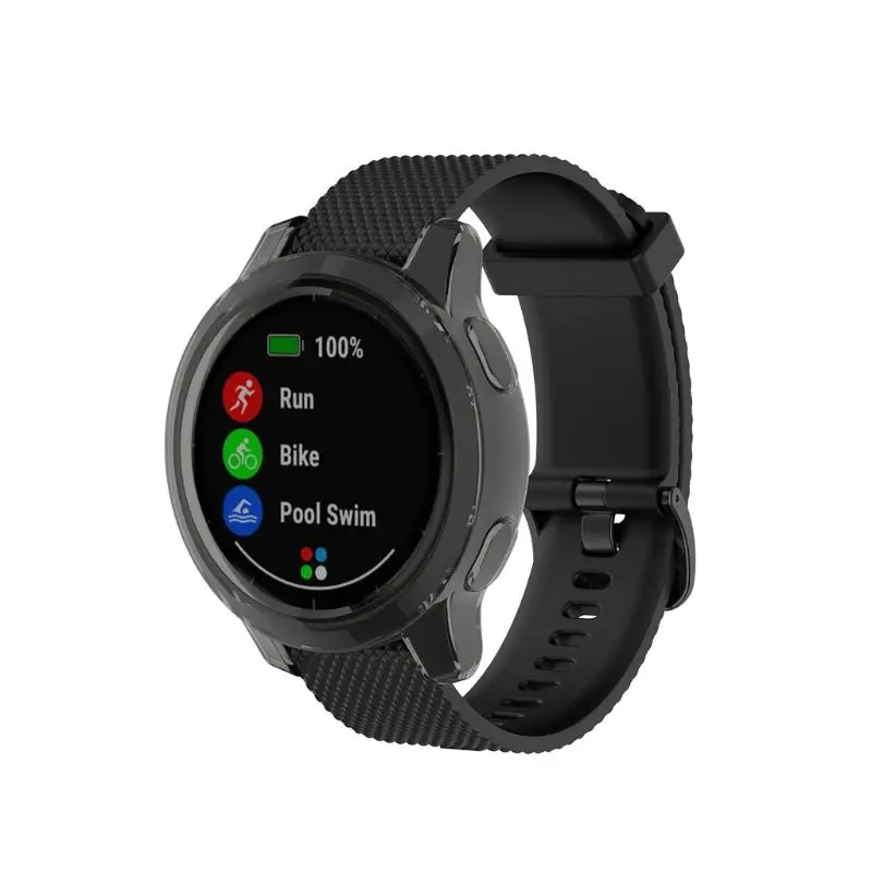 Ультратонкий прозрачный защитный чехол для часов garmin vivoactive 4/Active