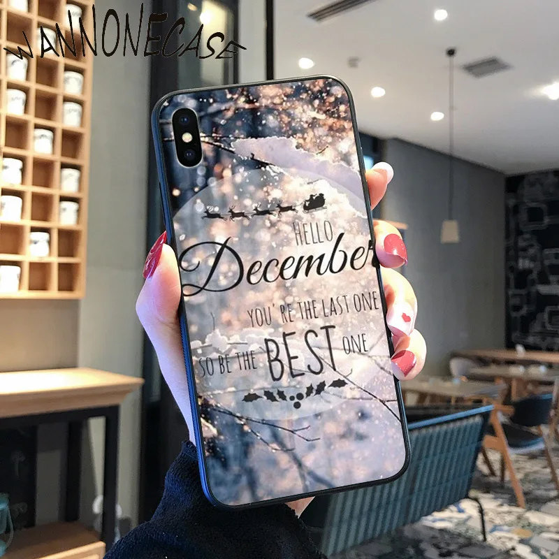 Pemandangan Musim Dingin Salju Coque Shell Ponsel Case untuk iPhone 8 7 6 6S Plus X XS MAX 5 5S SE XR 11 11pro Promax Ponsel