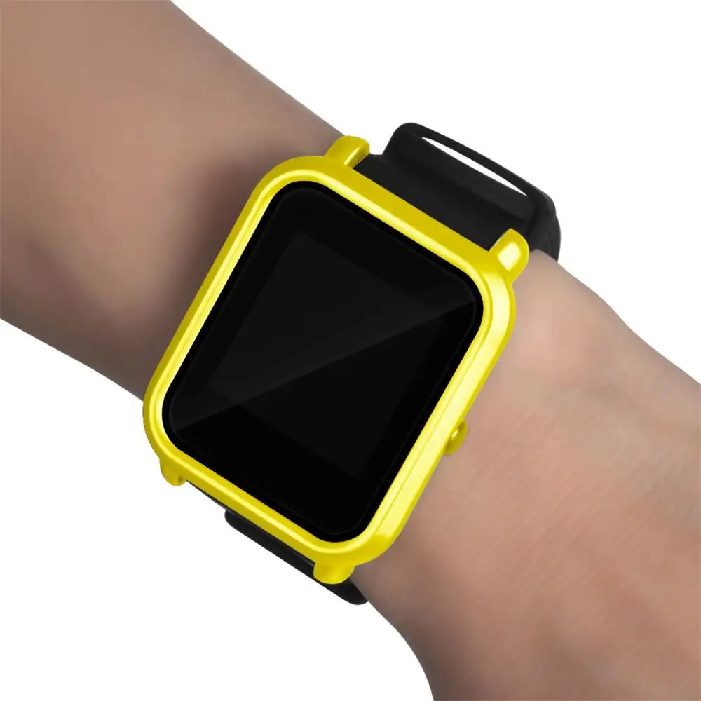 4в1 силиконовый ремешок спортивный браслет чехол для Xiaomi Huami Amazfit Bip BIT умные часы аксессуары