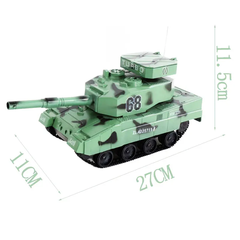 Remote Control Tank Fire A Cannon Electronic Tank Shoot Cannonball RC Car Electric Games Military Model For Boy Birthday Gifts 3