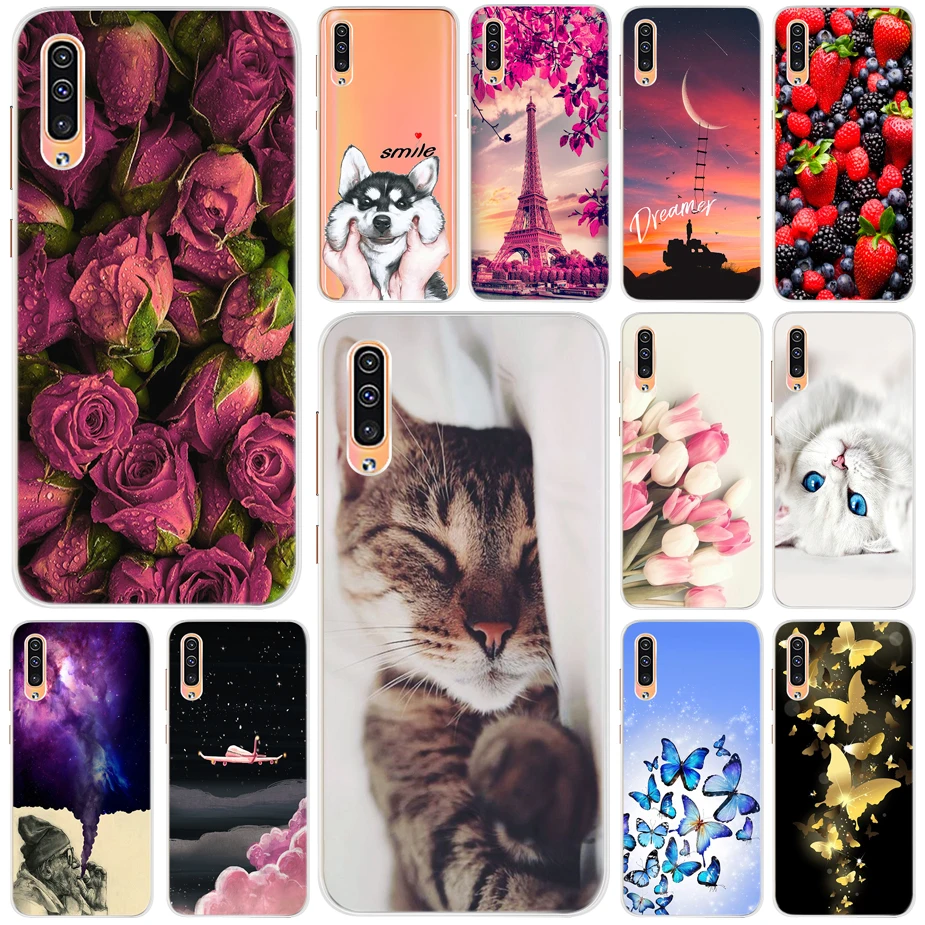 

For Coque Samsung Galaxy A70 A 70 A705F Case Soft Silicone Back Cover Phone Case For Samsung A70 SM-705F A705 Cute Painted Cases