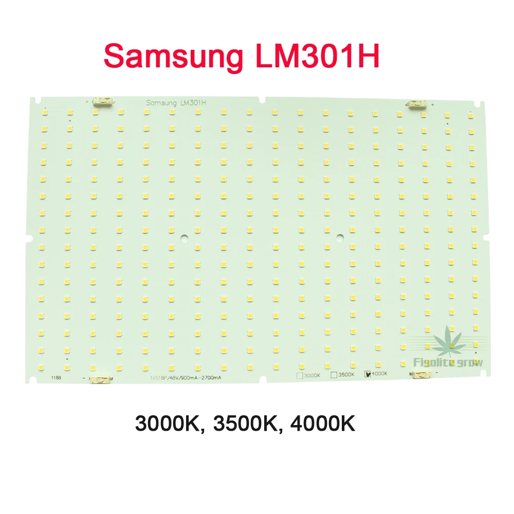 Figolite grow QB288 LM301H 125W mix 660nm UV IR LED grow light board , board with heat sink only , no driver
