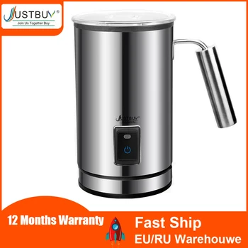 

Electric Milk Frother Stainless Steel 3 Function Milk Steamer Creamer Milk Heater with New Foam Density for Latte Cappuccino Hot