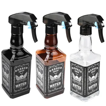 

500ML 10 Colors Square Shape Refillable Hairdressing Spray Mist Bottle Salon Professional Barber Water Sprayer Hairstyling Tool