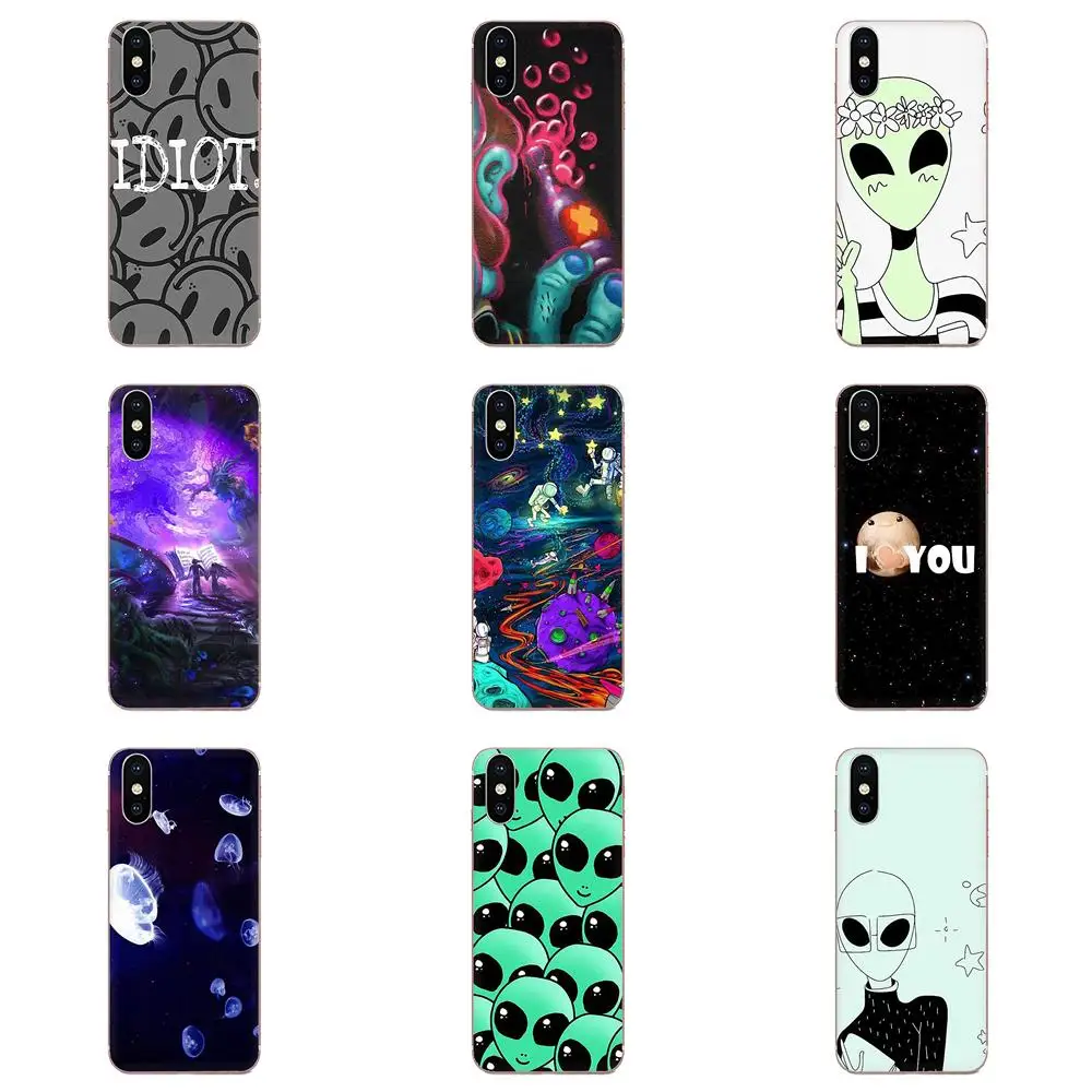 Звездного неба иностранцев НЛО астронавтов милое постельное белье для Galaxy J1 J2 J3