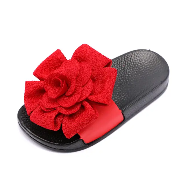 toddler girl red flip flops