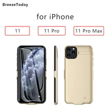 Внешний аккумулятор, чехол для зарядного устройства, чехол для зарядки, 6800 мА/ч, для iPhone 11 Pro, чехол для аккумулятора для iPhone 11 Pro, Max Bank, чехол